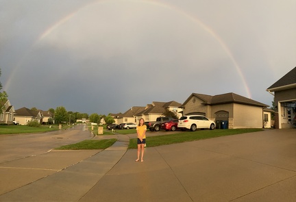 Rainbow with Greta